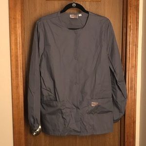 Slate Gray Scrub Jacket